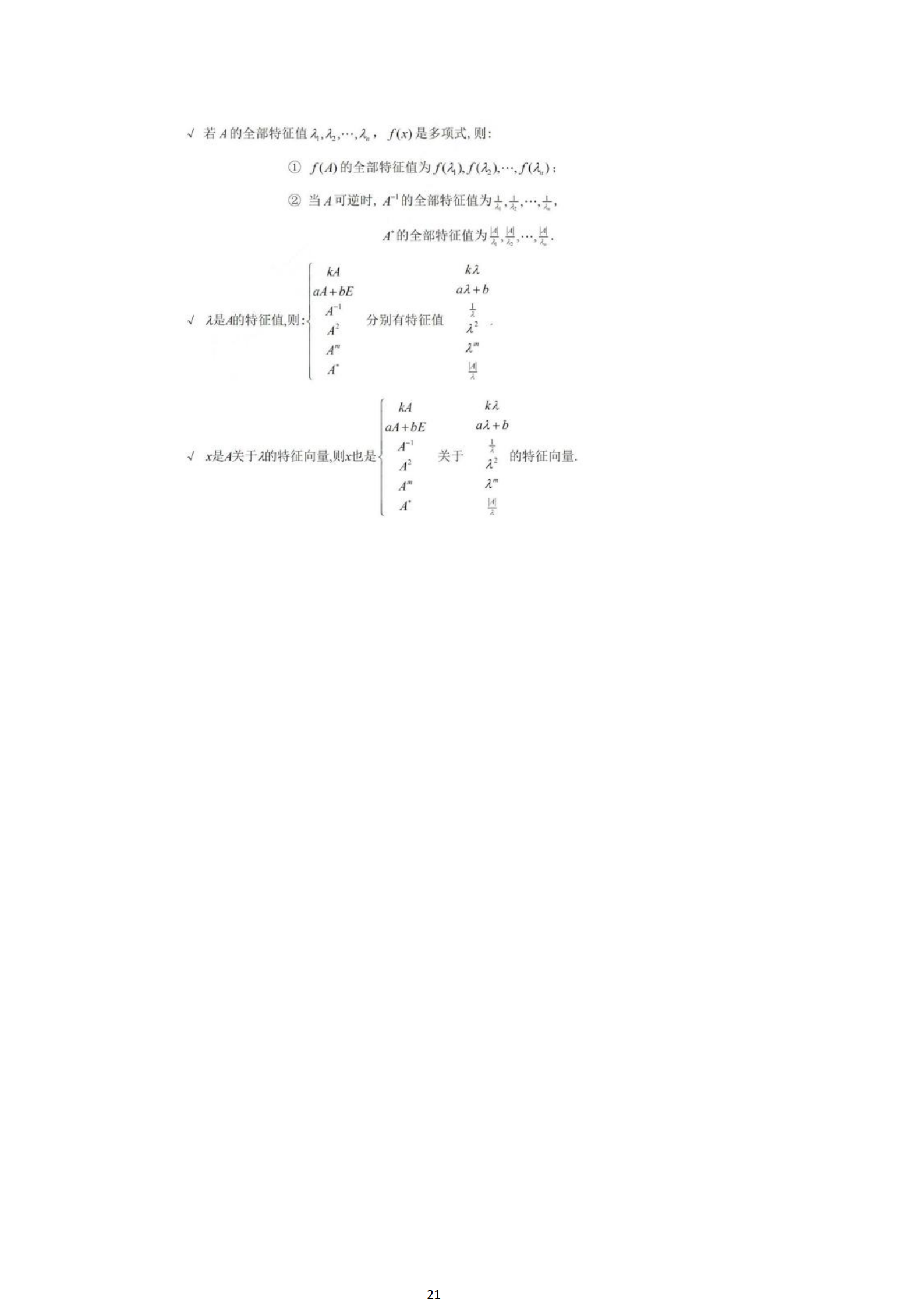 福建自考04184線(xiàn)性代數(經(jīng)管類(lèi))知識點(diǎn)押題資料